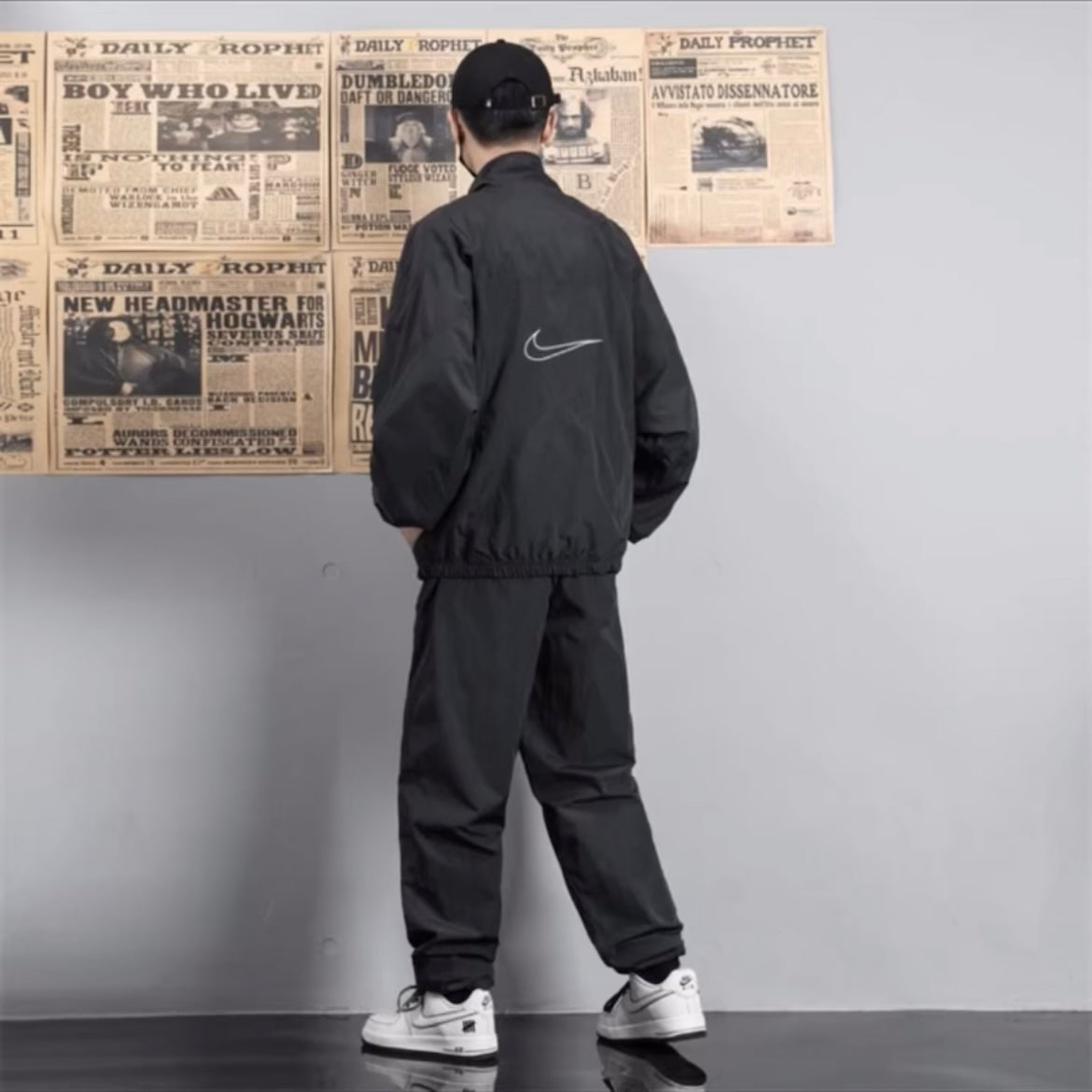 Vintage Nike Trainingsanzug 90er | Retro Sportswear Oldschool Track Suit