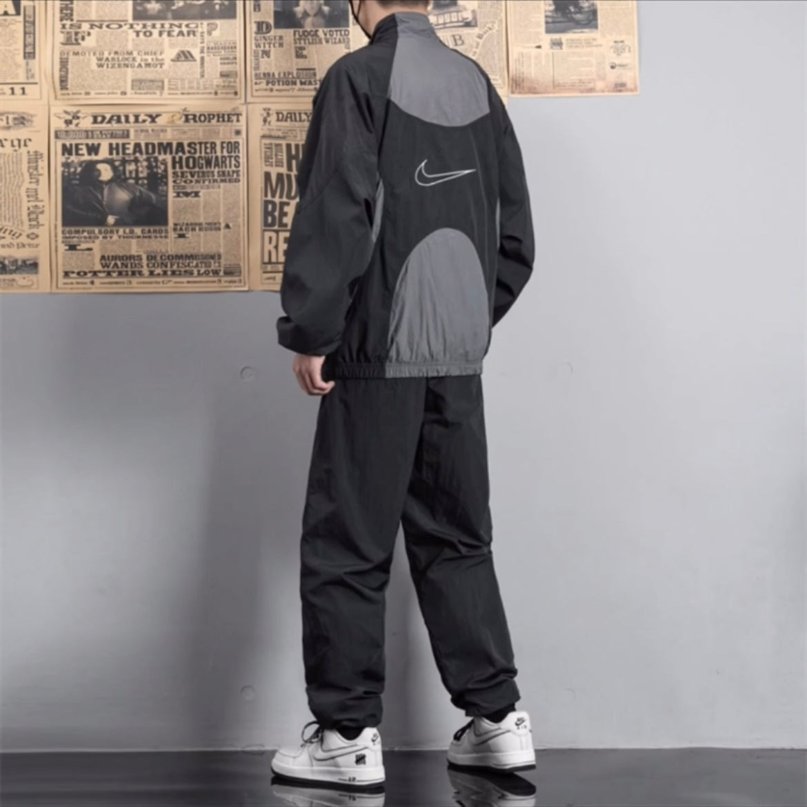 Vintage Nike Trainingsanzug 90er | Retro Sportswear Oldschool Track Suit