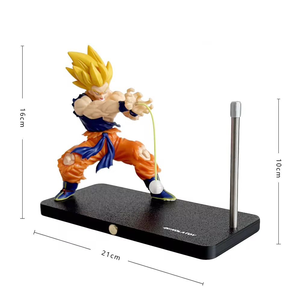Son Goku 3D LED Nachtlampe | Wiederaufladbar | Perfekt für Kinder & Anime-Fans